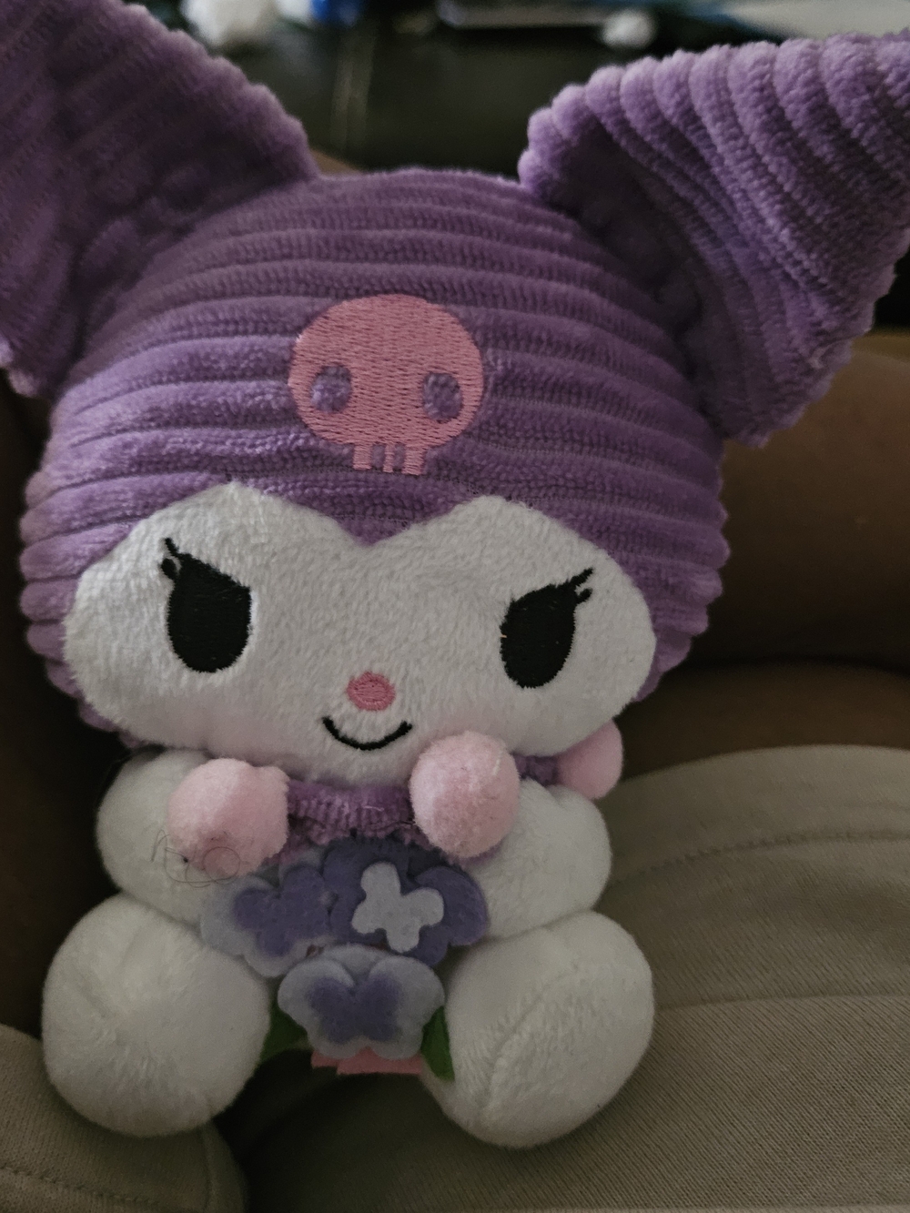 Kuromi-Inspired Purple Plush Toy for Kids Accessories